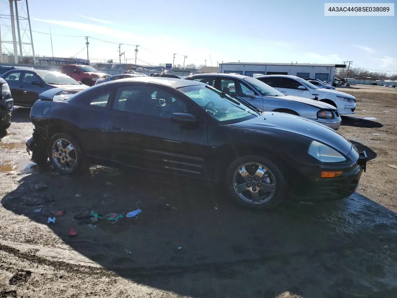 2005 Mitsubishi Eclipse Gs VIN: 4A3AC44G85E038089 Lot: 48198365