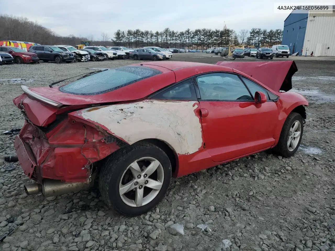 2006 Mitsubishi Eclipse Gs VIN: 4A3AK24F16E056899 Lot: 44638845