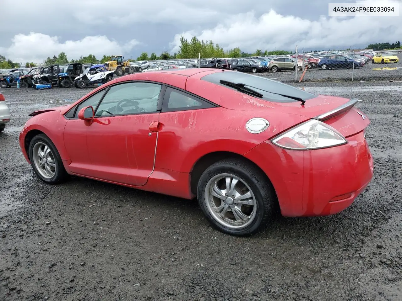 2006 Mitsubishi Eclipse Gs VIN: 4A3AK24F96E033094 Lot: 56677295