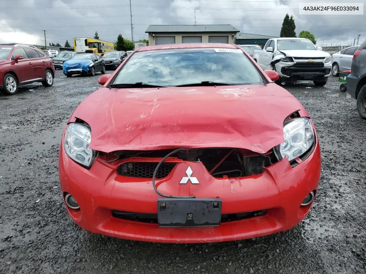 2006 Mitsubishi Eclipse Gs VIN: 4A3AK24F96E033094 Lot: 56677295