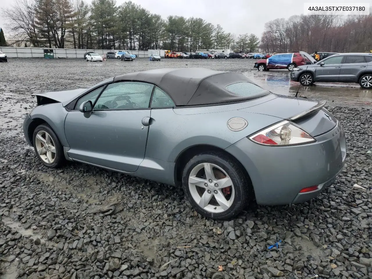 2007 Mitsubishi Eclipse Spyder Gt VIN: 4A3AL35TX7E037180 Lot: 50335665