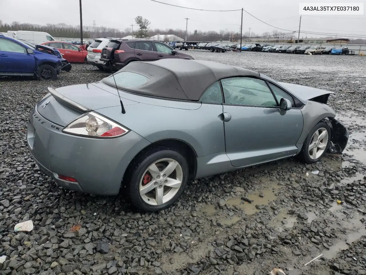2007 Mitsubishi Eclipse Spyder Gt VIN: 4A3AL35TX7E037180 Lot: 50335665