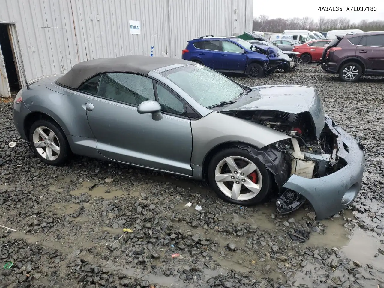 2007 Mitsubishi Eclipse Spyder Gt VIN: 4A3AL35TX7E037180 Lot: 50335665