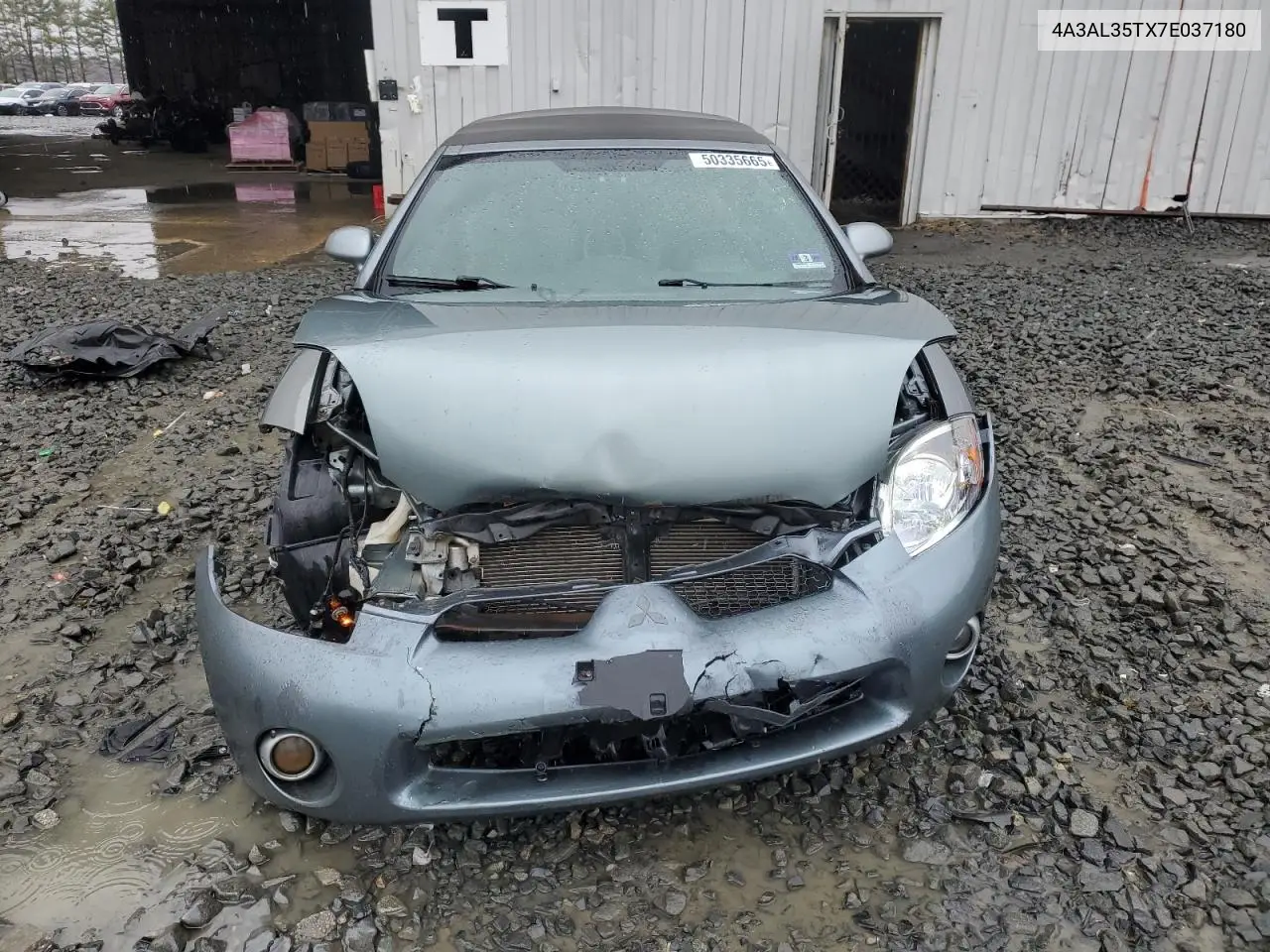 2007 Mitsubishi Eclipse Spyder Gt VIN: 4A3AL35TX7E037180 Lot: 50335665
