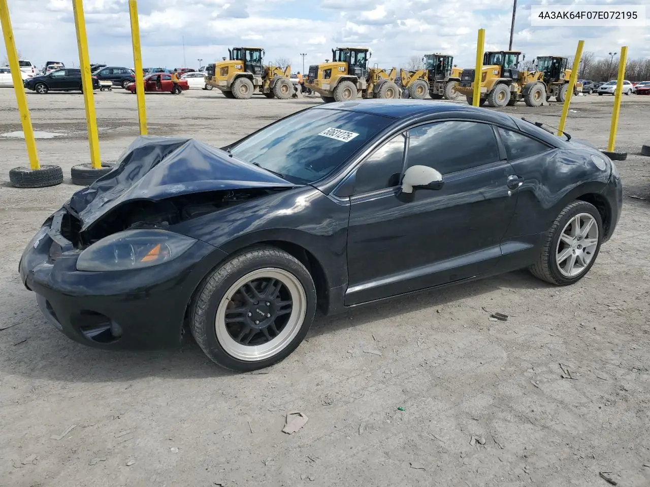 2007 Mitsubishi Eclipse Es VIN: 4A3AK64F07E072195 Lot: 50631275
