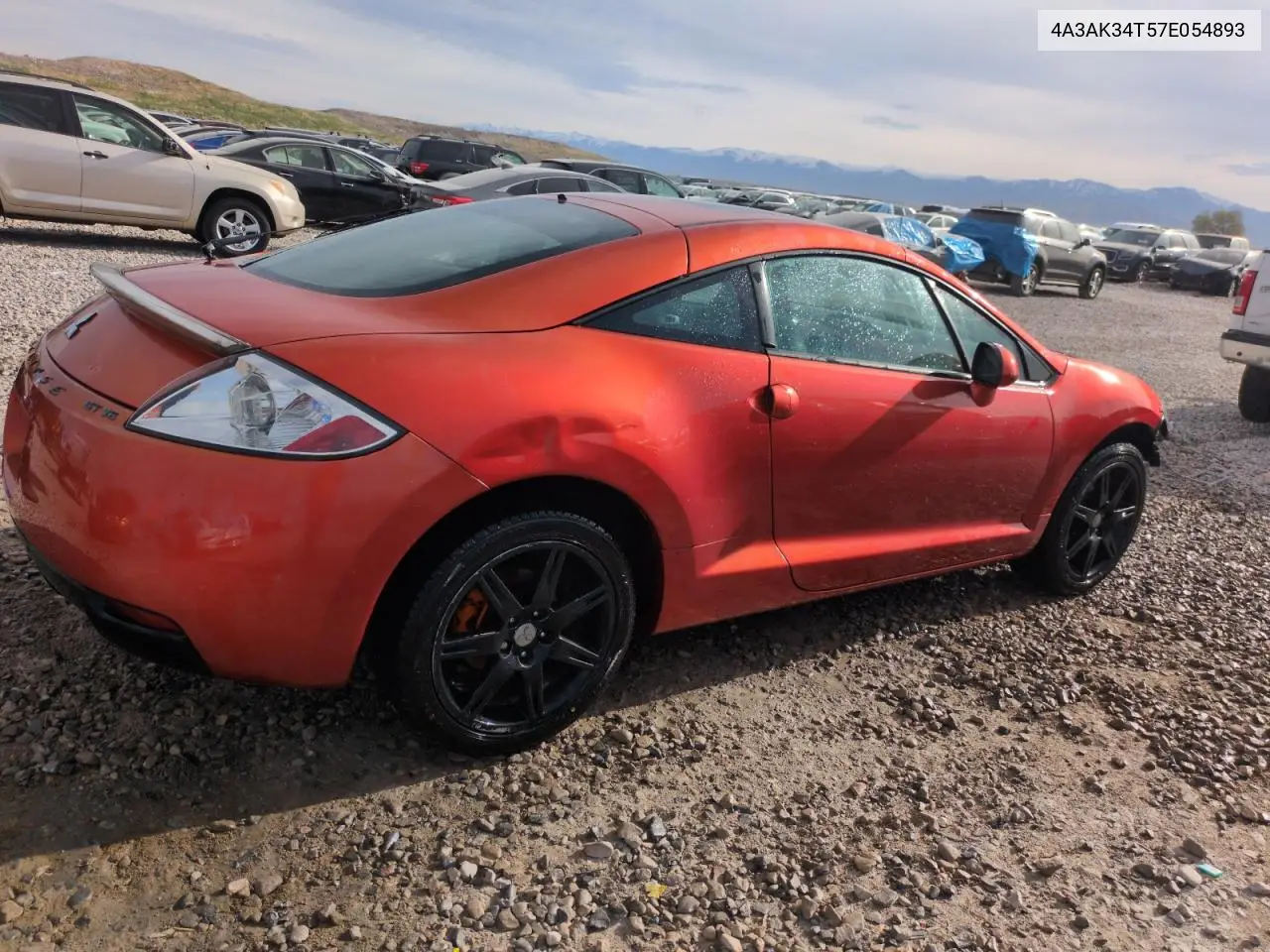 2007 Mitsubishi Eclipse Gt VIN: 4A3AK34T57E054893 Lot: 53379385