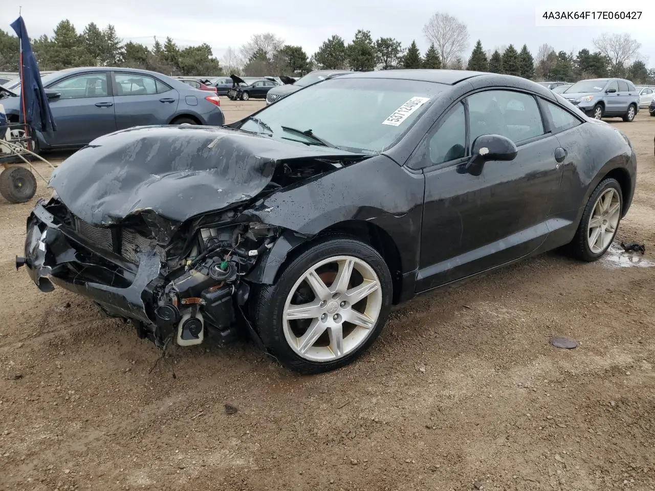 2007 Mitsubishi Eclipse Es VIN: 4A3AK64F17E060427 Lot: 53712405