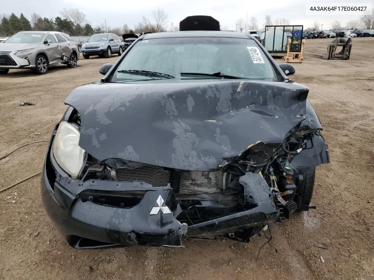 2007 Mitsubishi Eclipse Es VIN: 4A3AK64F17E060427 Lot: 53712405