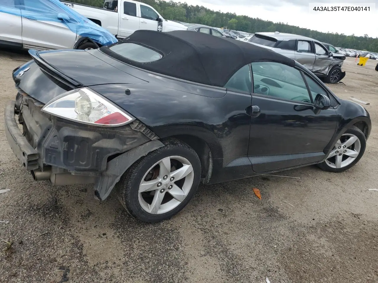 2007 Mitsubishi Eclipse Spyder Gt VIN: 4A3AL35T47E040141 Lot: 53957715