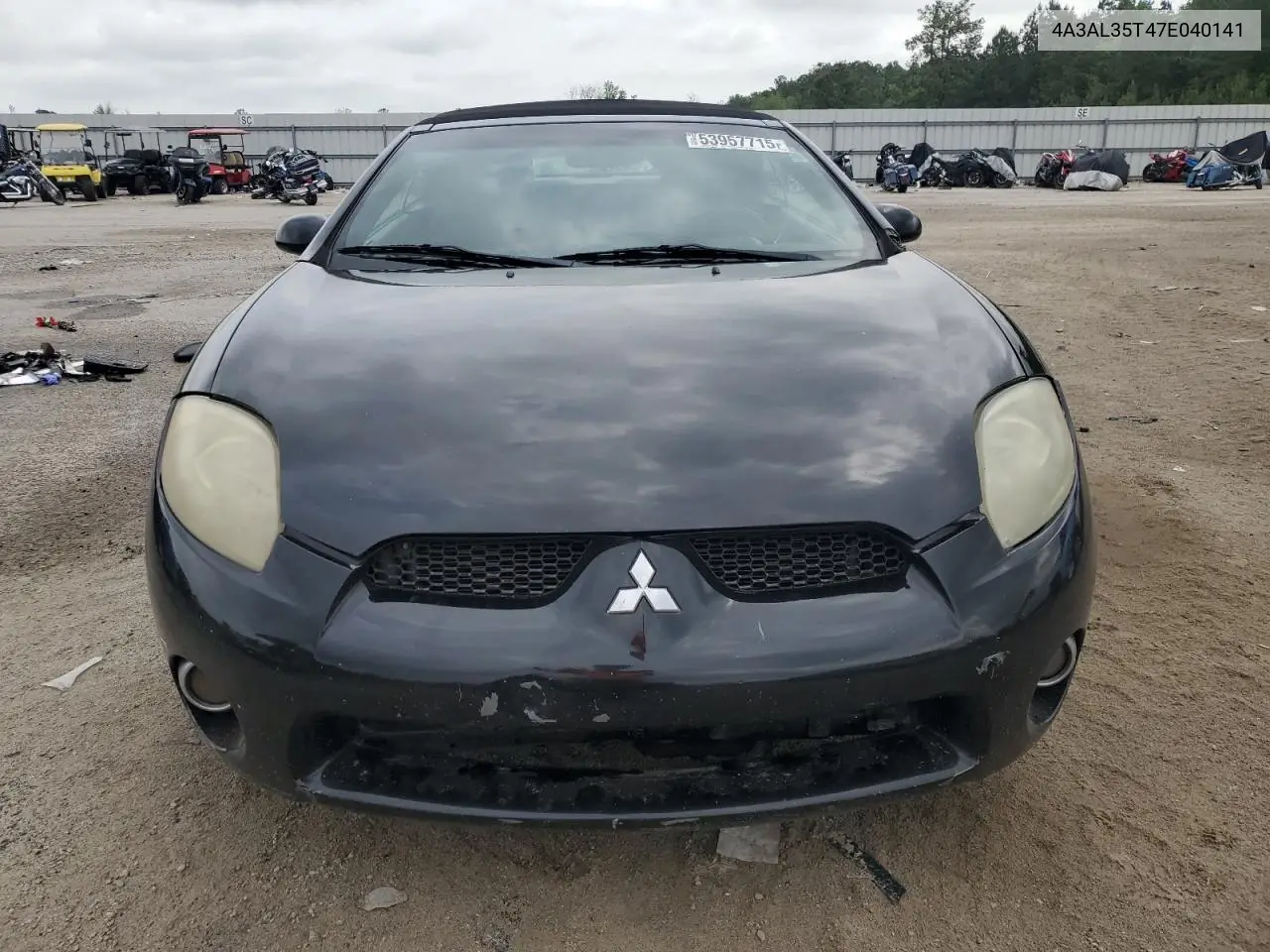 2007 Mitsubishi Eclipse Spyder Gt VIN: 4A3AL35T47E040141 Lot: 53957715