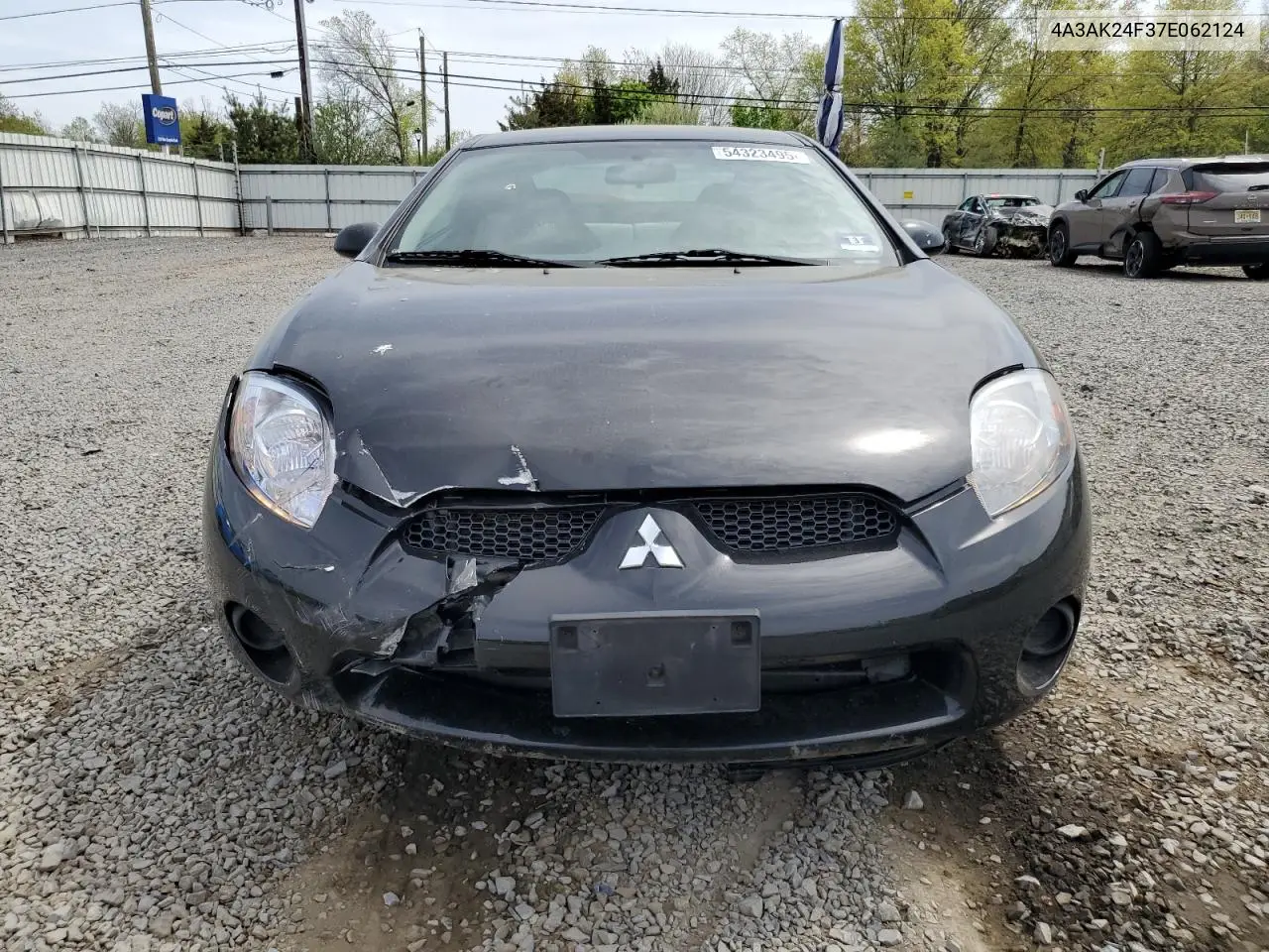 2007 Mitsubishi Eclipse Gs VIN: 4A3AK24F37E062124 Lot: 54323495