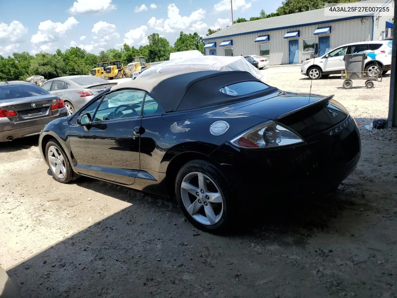 2007 Mitsubishi Eclipse Spyder Gs VIN: 4A3AL25F27E007255 Lot: 54692975