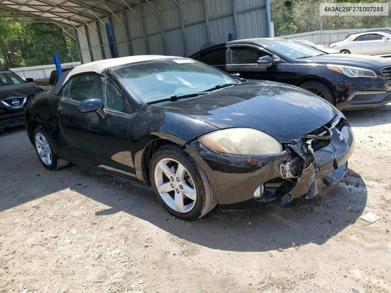 2007 Mitsubishi Eclipse Spyder Gs VIN: 4A3AL25F27E007255 Lot: 54692975