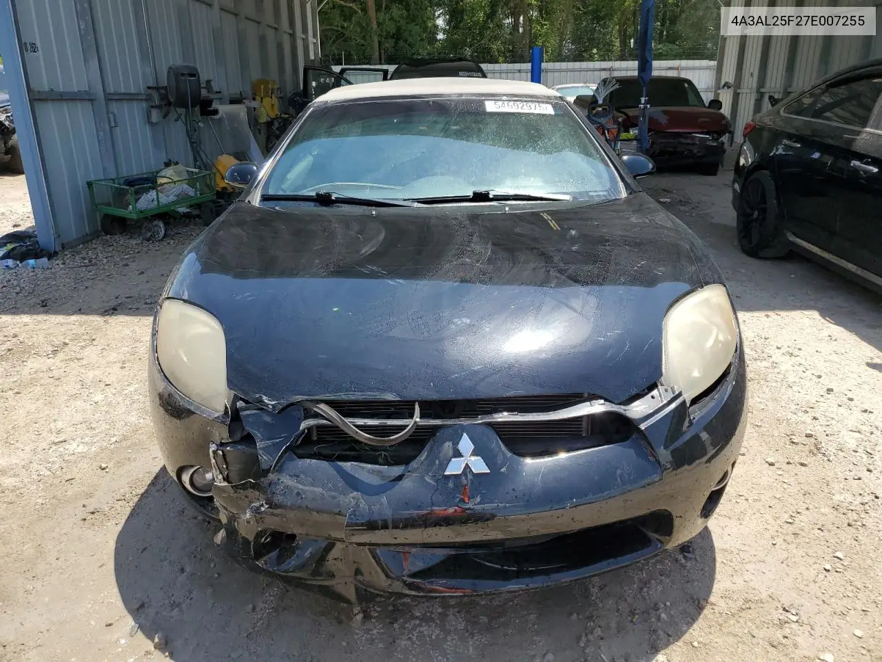 2007 Mitsubishi Eclipse Spyder Gs VIN: 4A3AL25F27E007255 Lot: 54692975