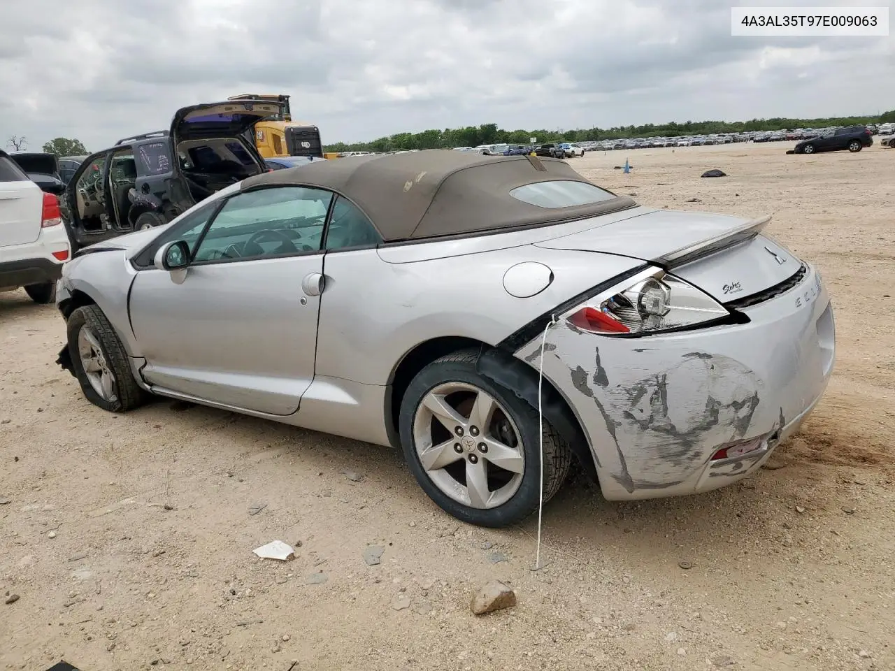 2007 Mitsubishi Eclipse Spyder Gt VIN: 4A3AL35T97E009063 Lot: 55674785