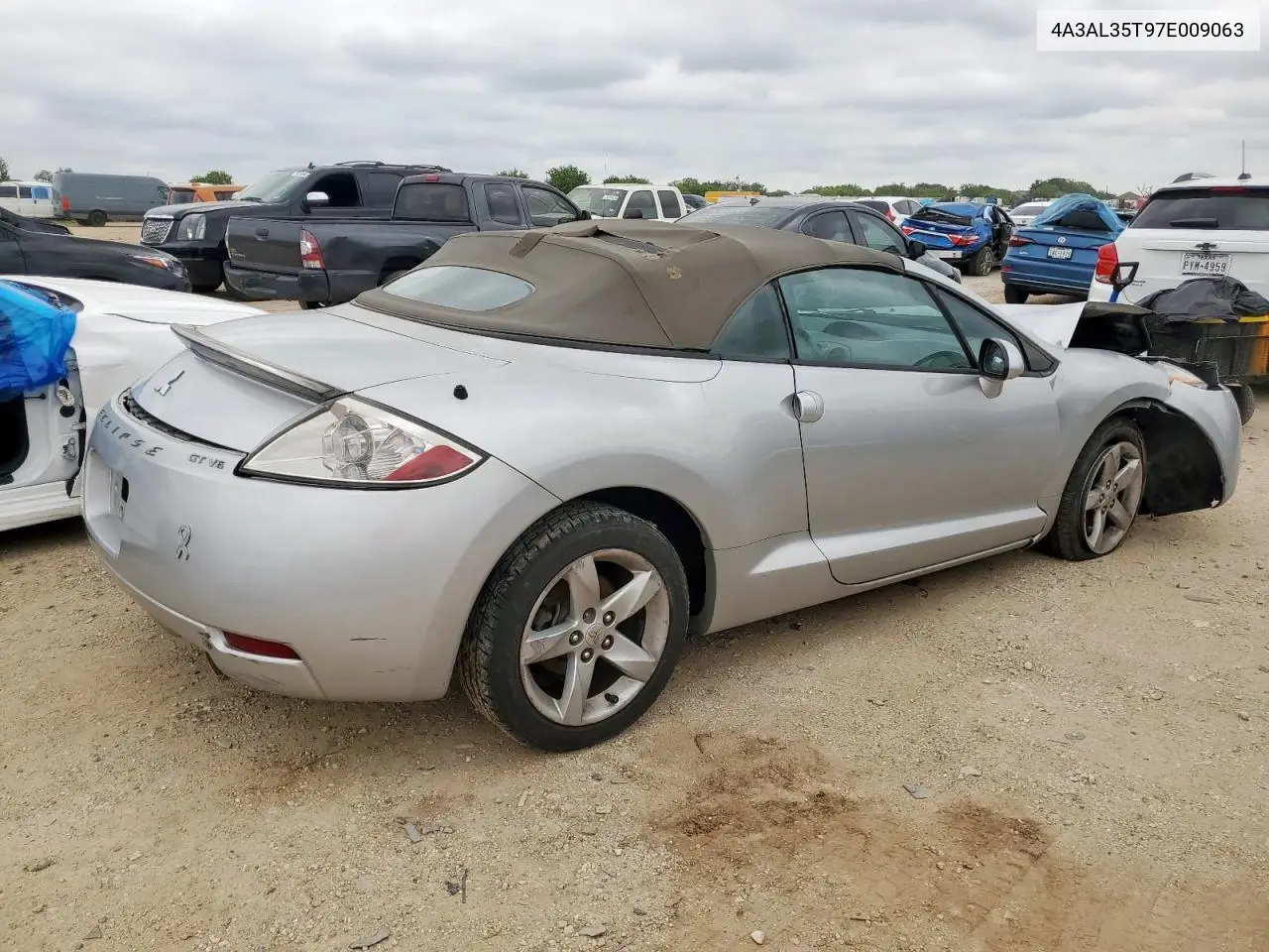 2007 Mitsubishi Eclipse Spyder Gt VIN: 4A3AL35T97E009063 Lot: 55674785