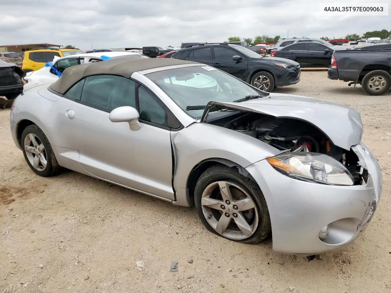 2007 Mitsubishi Eclipse Spyder Gt VIN: 4A3AL35T97E009063 Lot: 55674785