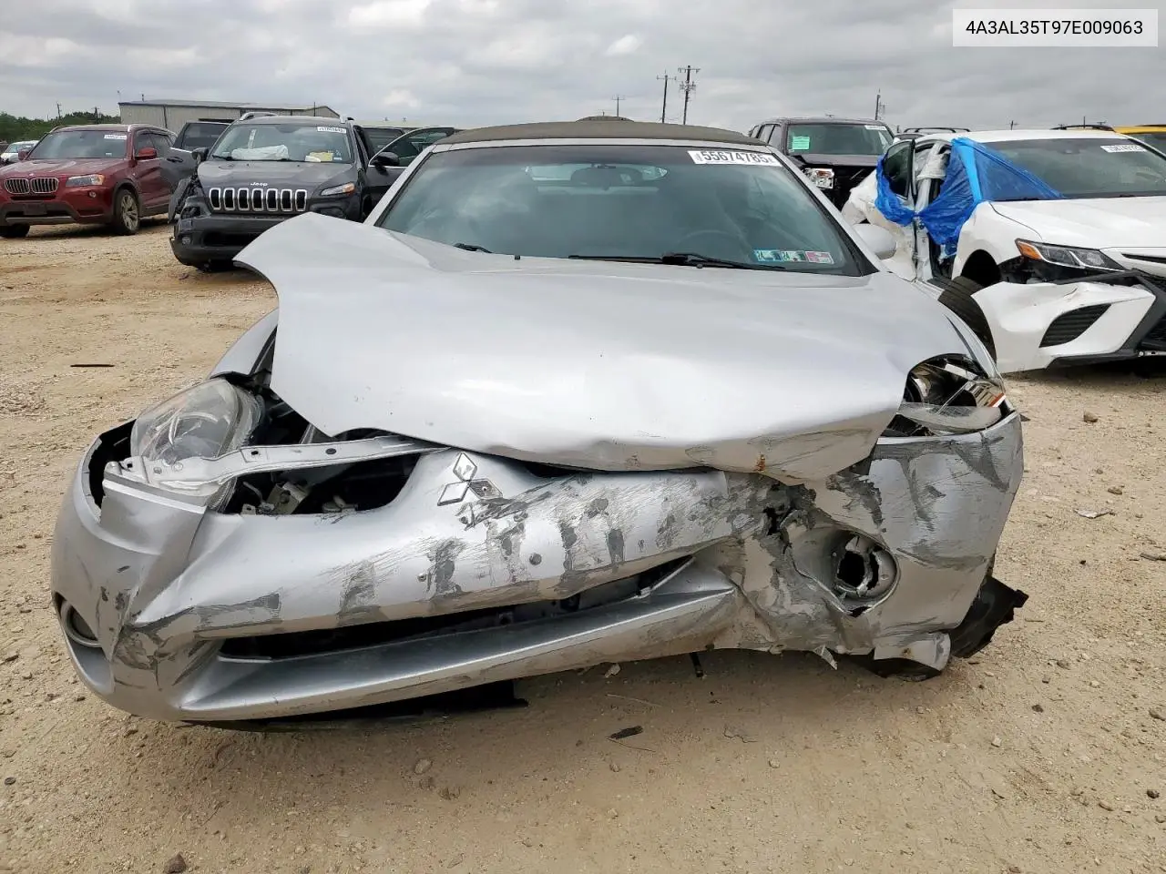 2007 Mitsubishi Eclipse Spyder Gt VIN: 4A3AL35T97E009063 Lot: 55674785