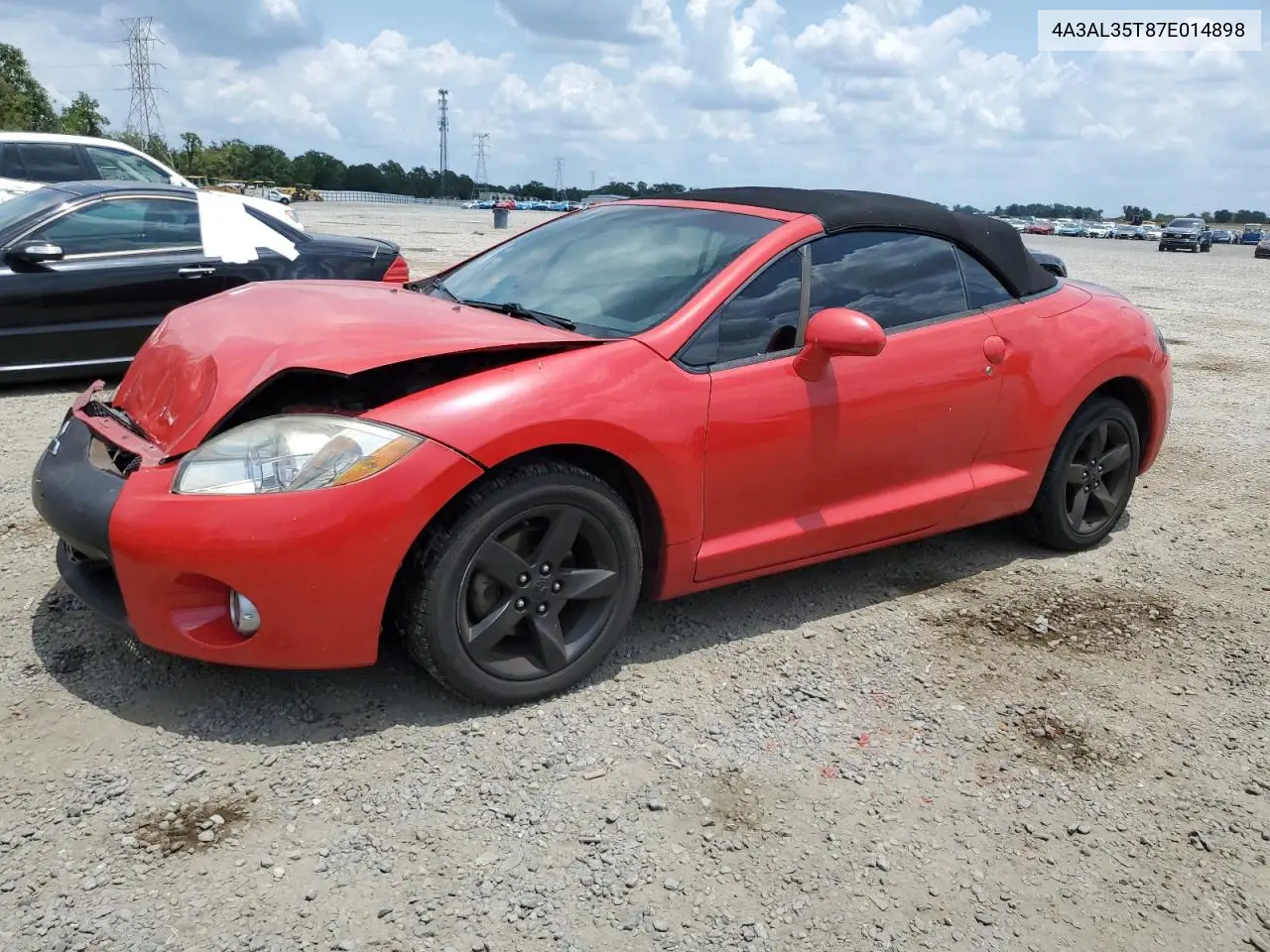 2007 Mitsubishi Eclipse Spyder Gt VIN: 4A3AL35T87E014898 Lot: 55950305