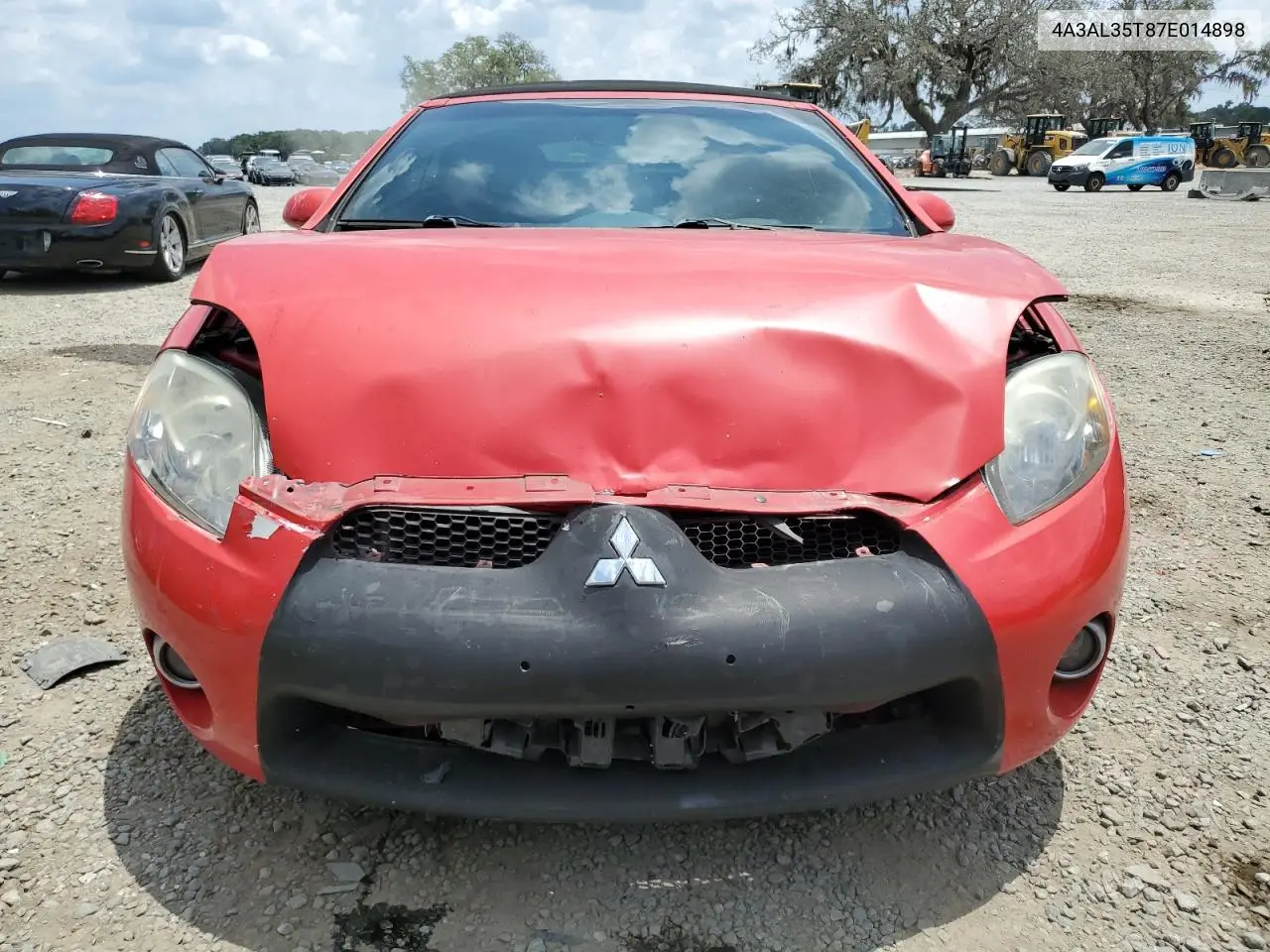 2007 Mitsubishi Eclipse Spyder Gt VIN: 4A3AL35T87E014898 Lot: 55950305