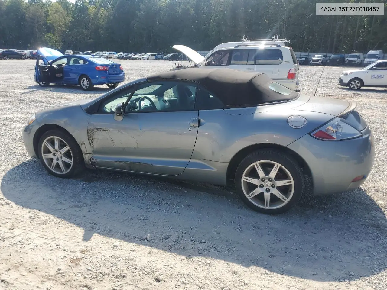 2007 Mitsubishi Eclipse Spyder Gt VIN: 4A3AL35T27E010457 Lot: 56139185