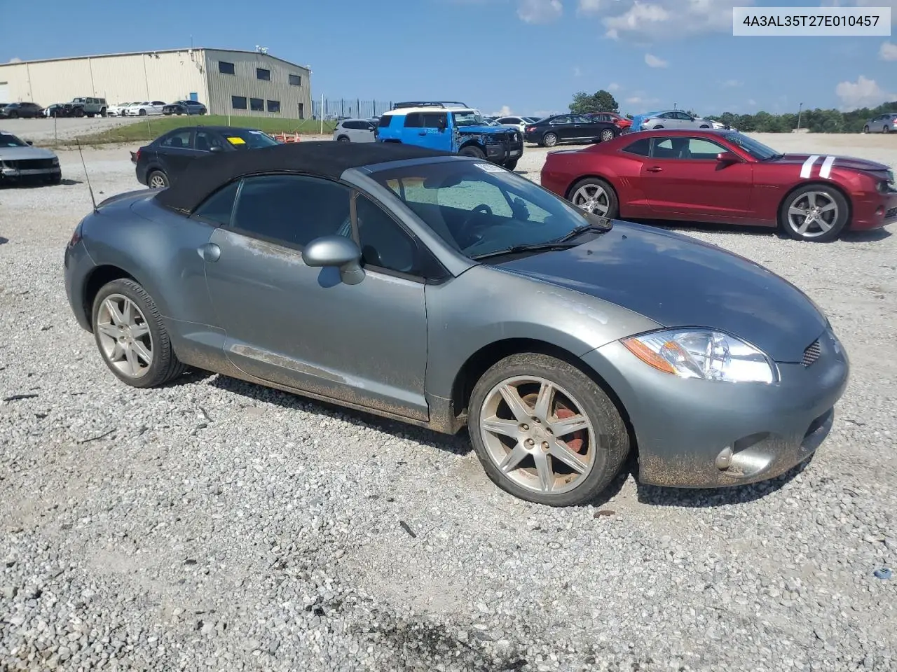 2007 Mitsubishi Eclipse Spyder Gt VIN: 4A3AL35T27E010457 Lot: 56139185