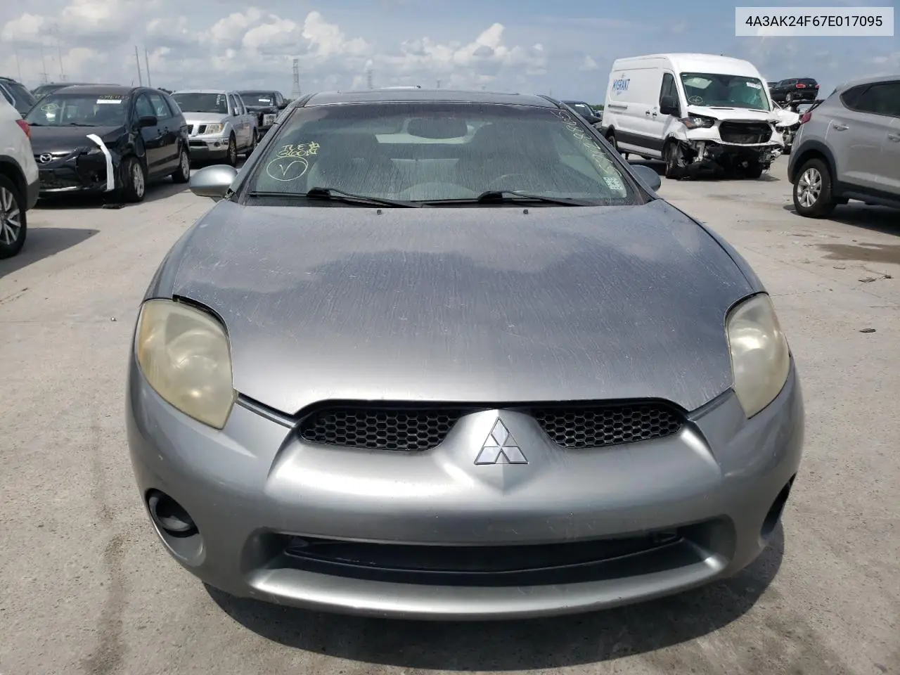 2007 Mitsubishi Eclipse Gs VIN: 4A3AK24F67E017095 Lot: 57128865
