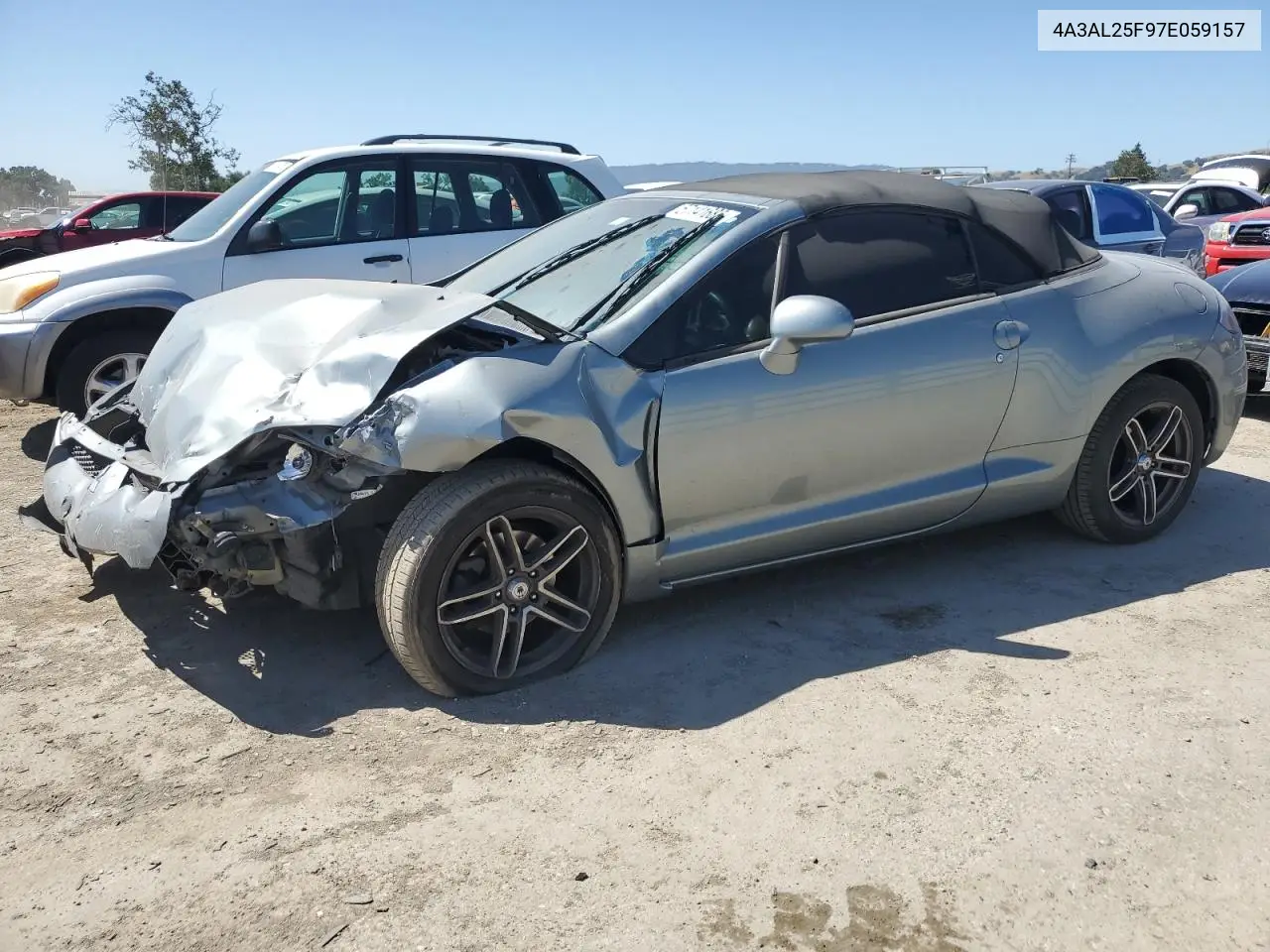 2007 Mitsubishi Eclipse Spyder Gs VIN: 4A3AL25F97E059157 Lot: 57141685