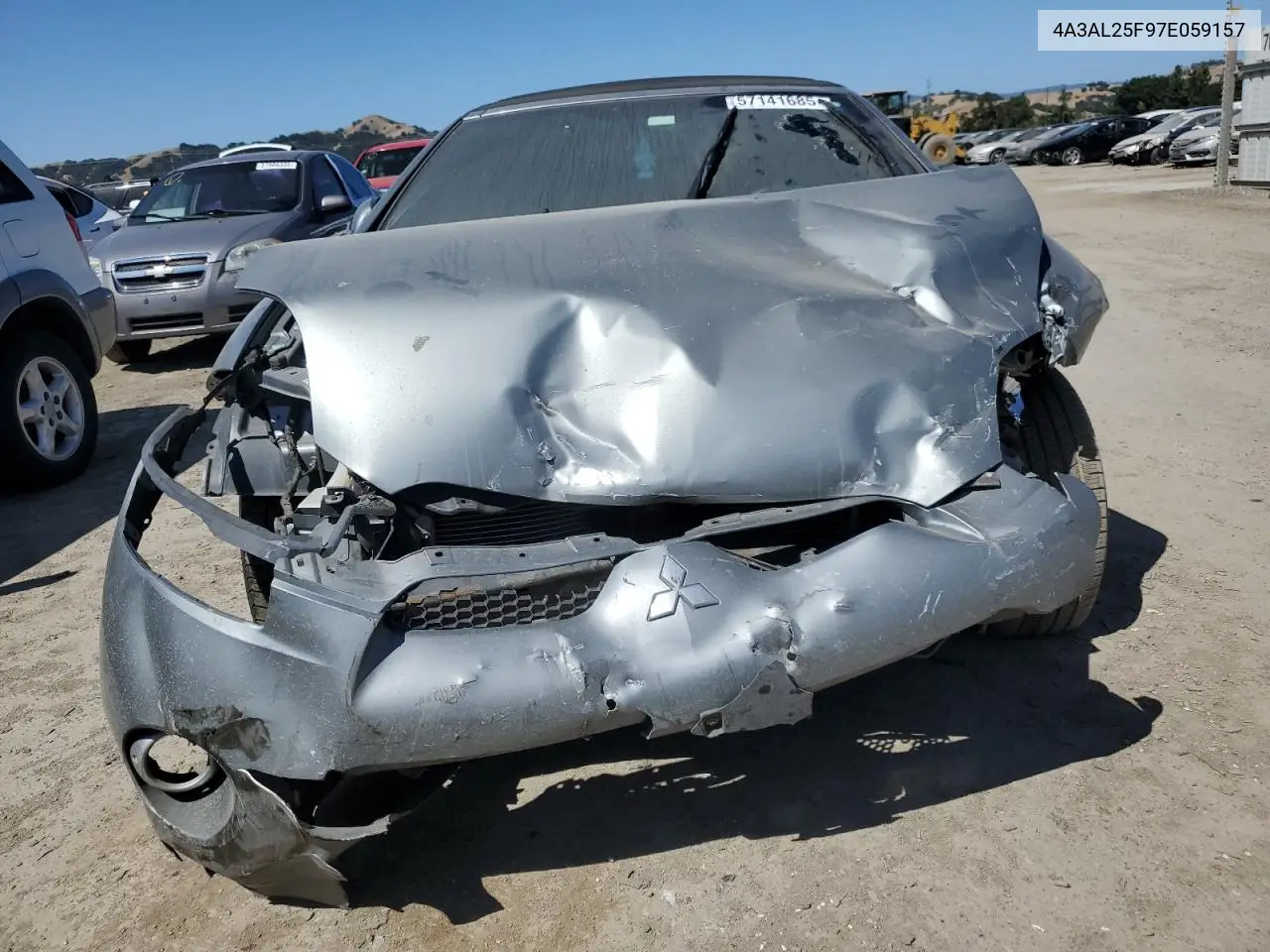 2007 Mitsubishi Eclipse Spyder Gs VIN: 4A3AL25F97E059157 Lot: 57141685