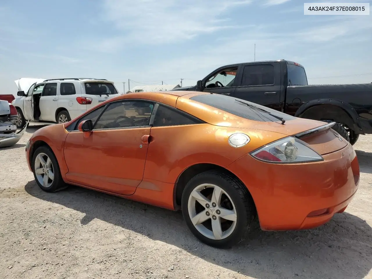2007 Mitsubishi Eclipse Gs VIN: 4A3AK24F37E008015 Lot: 57789574