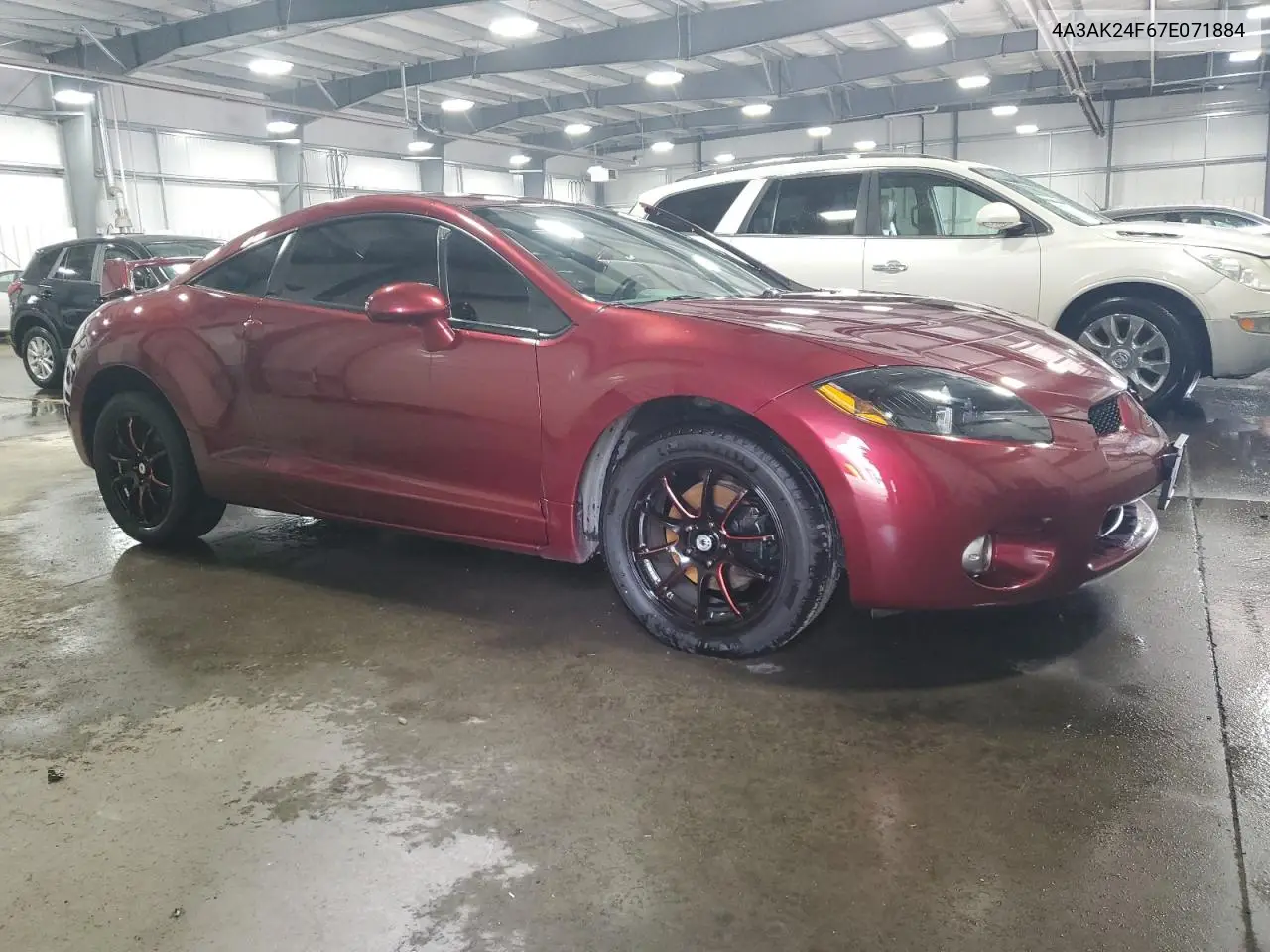 2007 Mitsubishi Eclipse Gs VIN: 4A3AK24F67E071884 Lot: 58465765