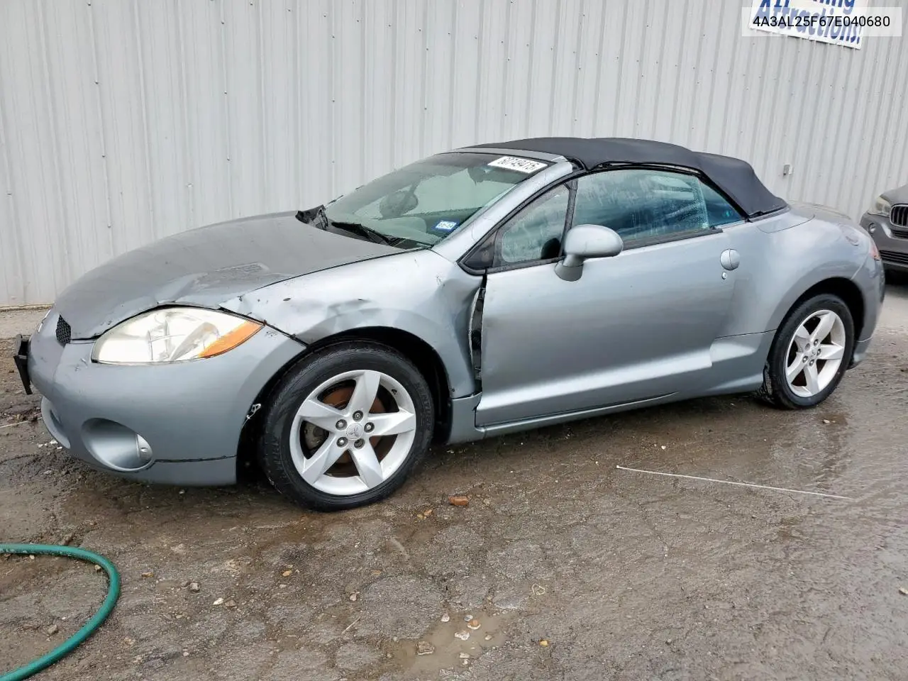 2007 Mitsubishi Eclipse Spyder Gs VIN: 4A3AL25F67E040680 Lot: 60749415