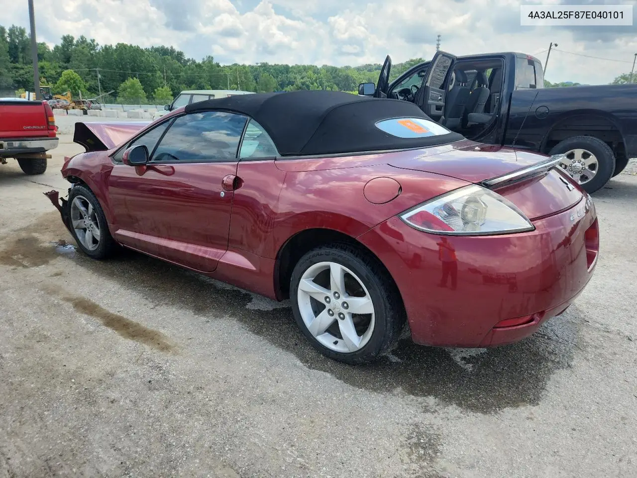 2007 Mitsubishi Eclipse Spyder Gs VIN: 4A3AL25F87E040101 Lot: 60934405