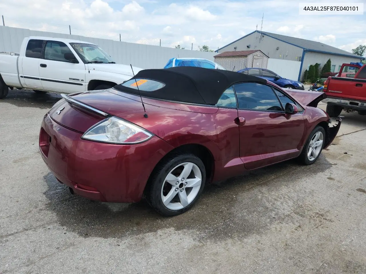 2007 Mitsubishi Eclipse Spyder Gs VIN: 4A3AL25F87E040101 Lot: 60934405