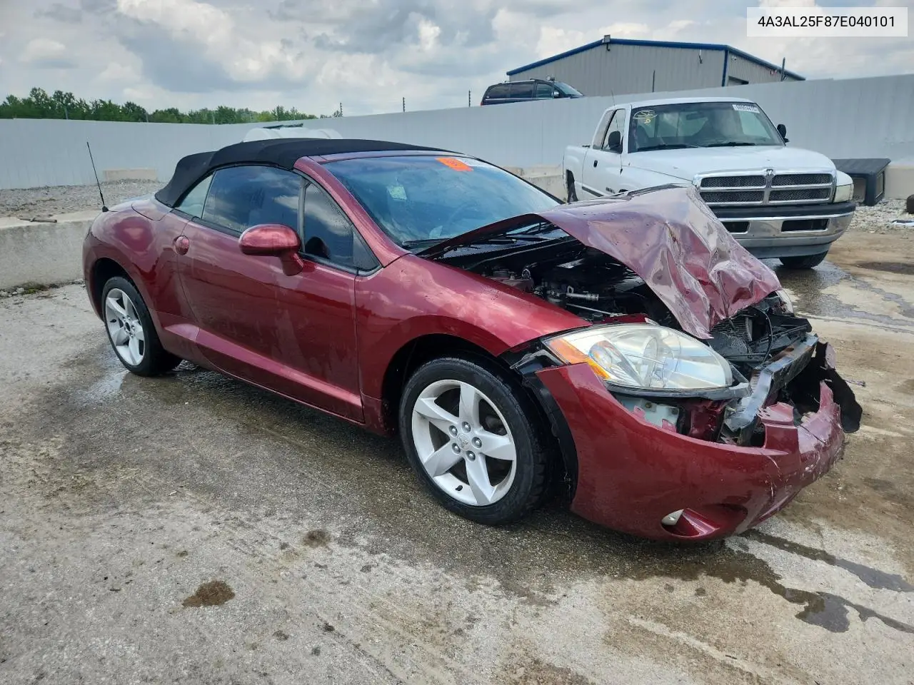 2007 Mitsubishi Eclipse Spyder Gs VIN: 4A3AL25F87E040101 Lot: 60934405