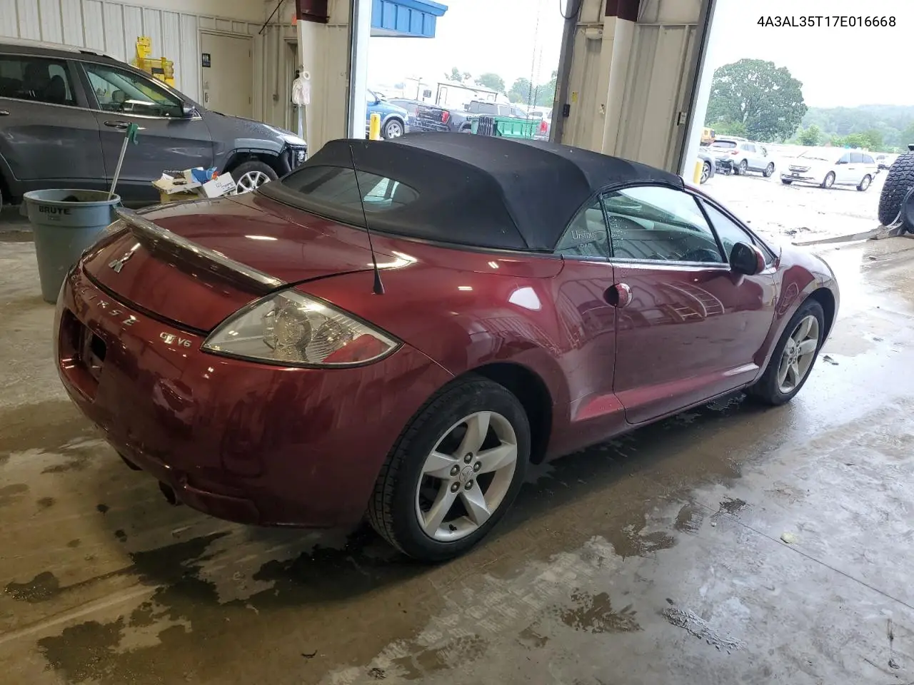 2007 Mitsubishi Eclipse Spyder Gt VIN: 4A3AL35T17E016668 Lot: 61403755