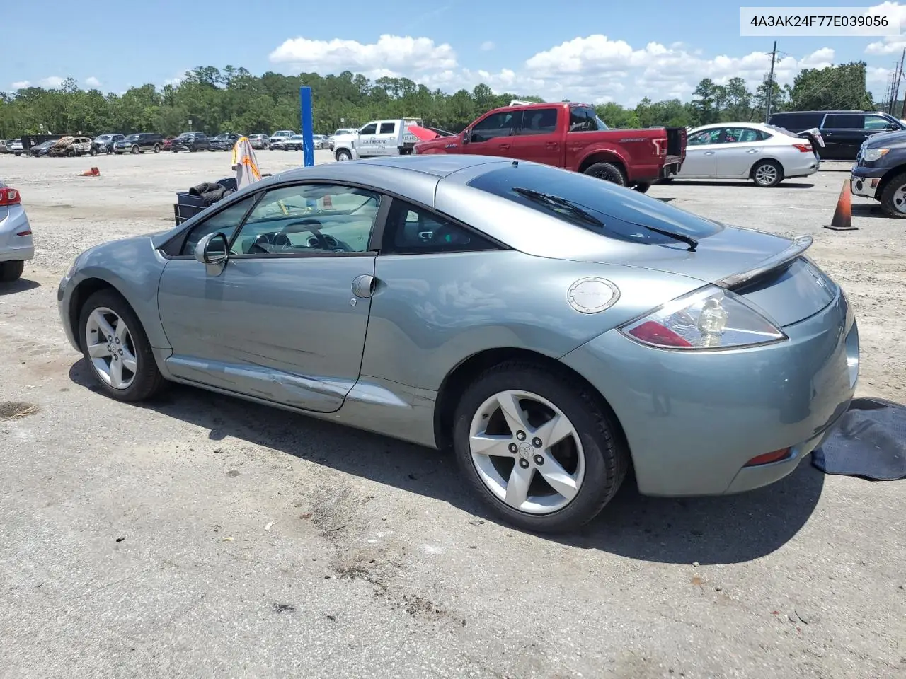 2007 Mitsubishi Eclipse Gs VIN: 4A3AK24F77E039056 Lot: 61947385