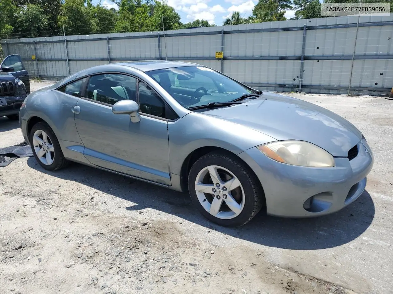 2007 Mitsubishi Eclipse Gs VIN: 4A3AK24F77E039056 Lot: 61947385