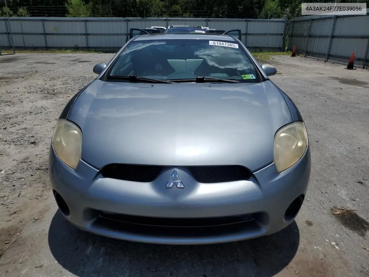 2007 Mitsubishi Eclipse Gs VIN: 4A3AK24F77E039056 Lot: 61947385