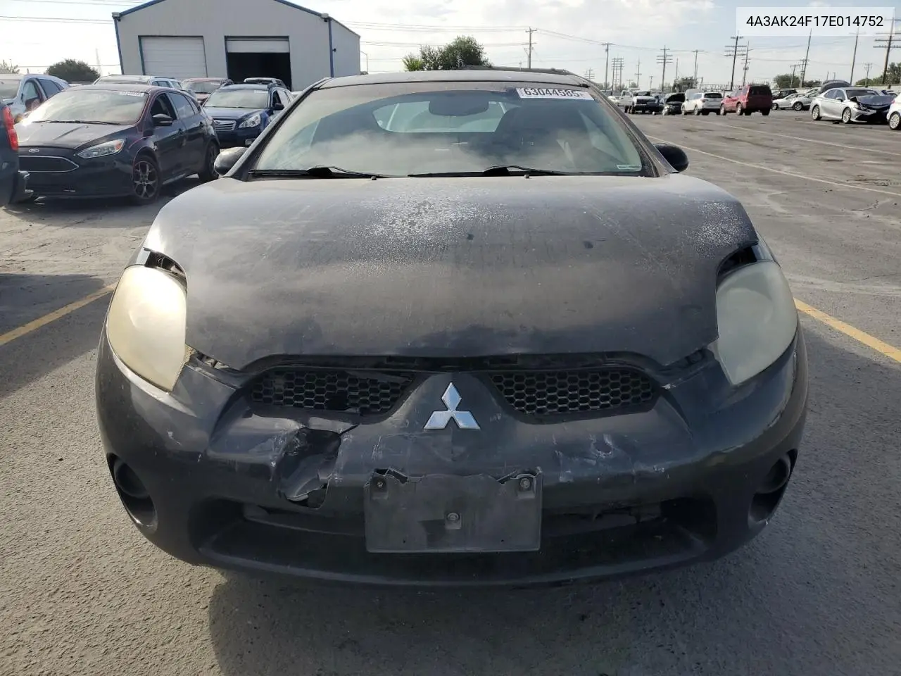 2007 Mitsubishi Eclipse Gs VIN: 4A3AK24F17E014752 Lot: 63044585
