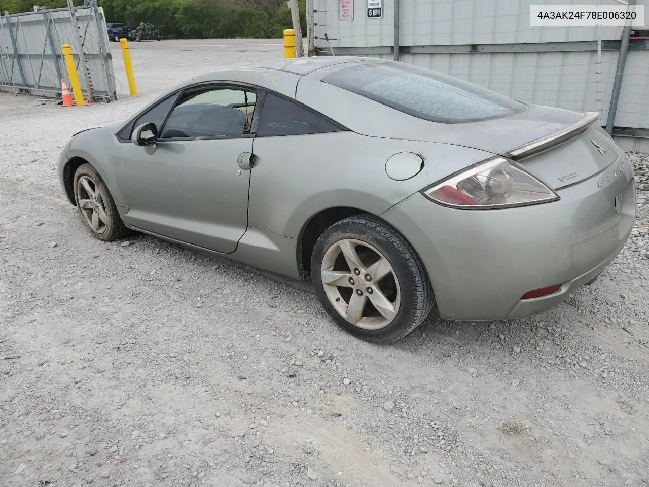 2008 Mitsubishi Eclipse Gs VIN: 4A3AK24F78E006320 Lot: 53121945