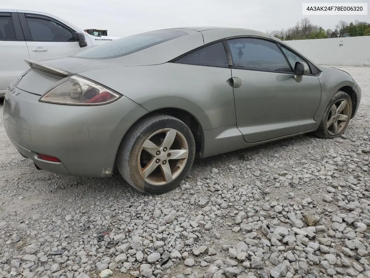 2008 Mitsubishi Eclipse Gs VIN: 4A3AK24F78E006320 Lot: 53121945