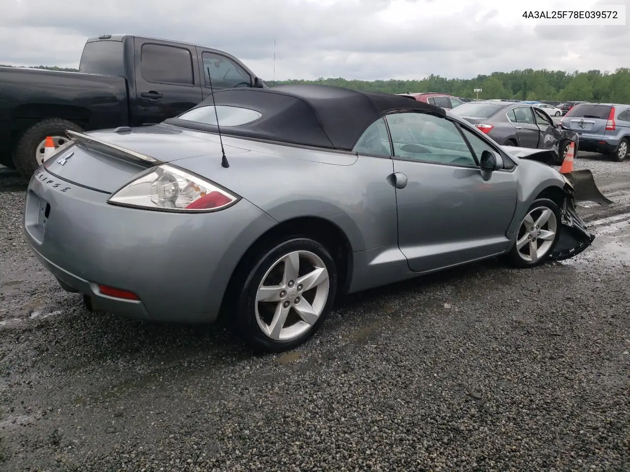 2008 Mitsubishi Eclipse Spyder Gs VIN: 4A3AL25F78E039572 Lot: 54527875