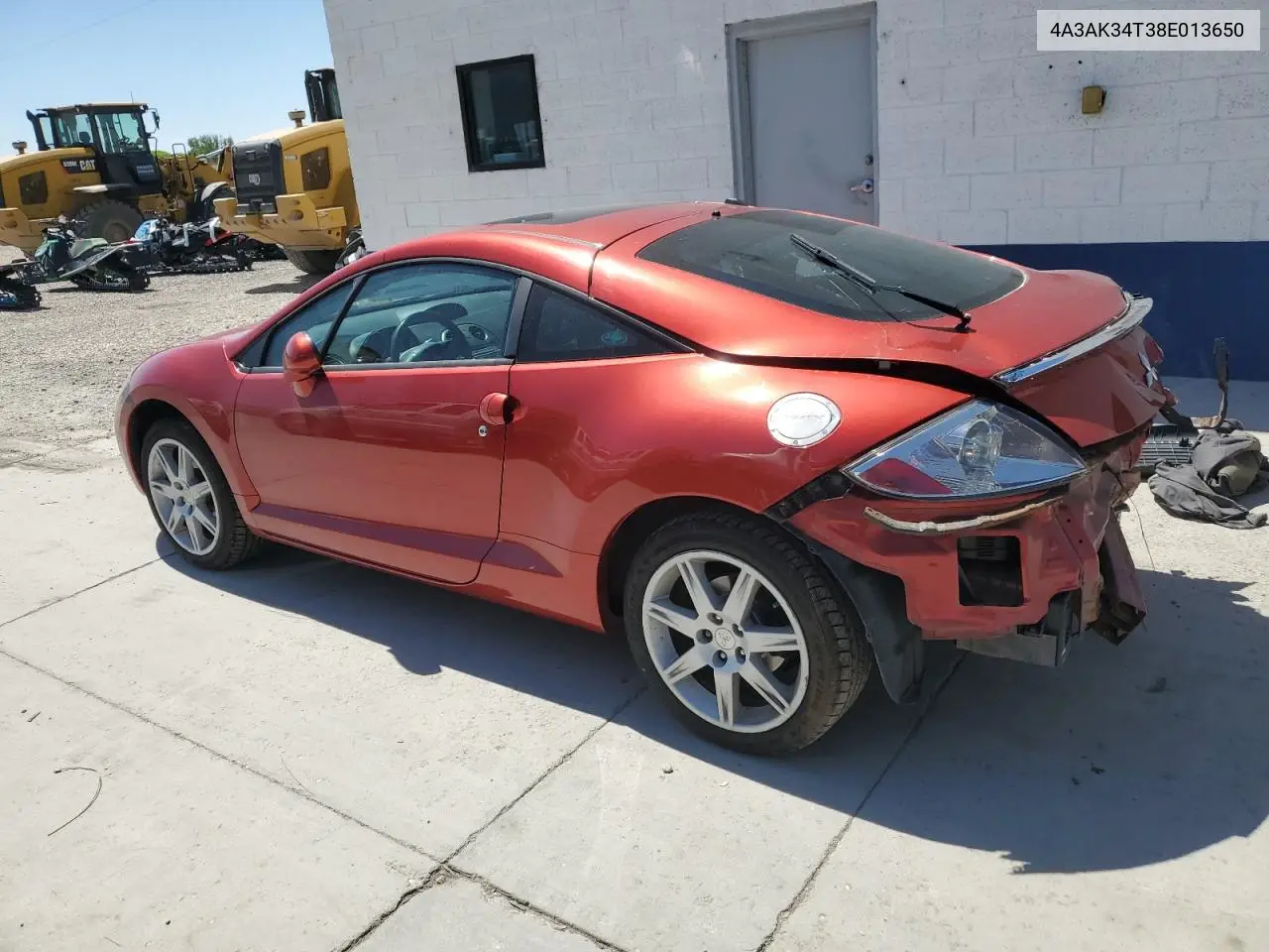 2008 Mitsubishi Eclipse Gt VIN: 4A3AK34T38E013650 Lot: 55115195