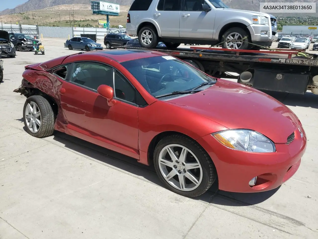 2008 Mitsubishi Eclipse Gt VIN: 4A3AK34T38E013650 Lot: 55115195