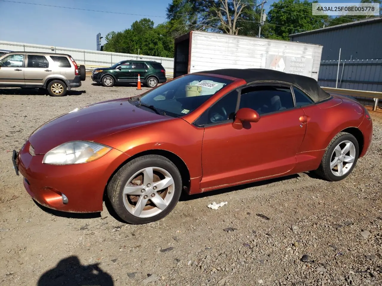 2008 Mitsubishi Eclipse Spyder Gs VIN: 4A3AL25F08E005778 Lot: 55885105