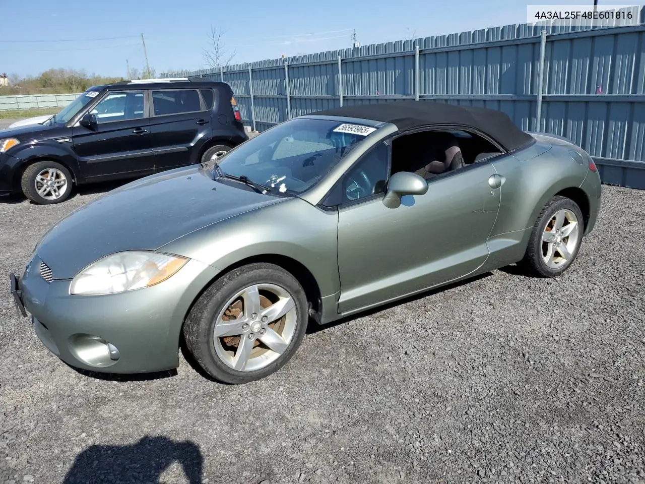 2008 Mitsubishi Eclipse Spyder Gs VIN: 4A3AL25F48E601816 Lot: 56593965