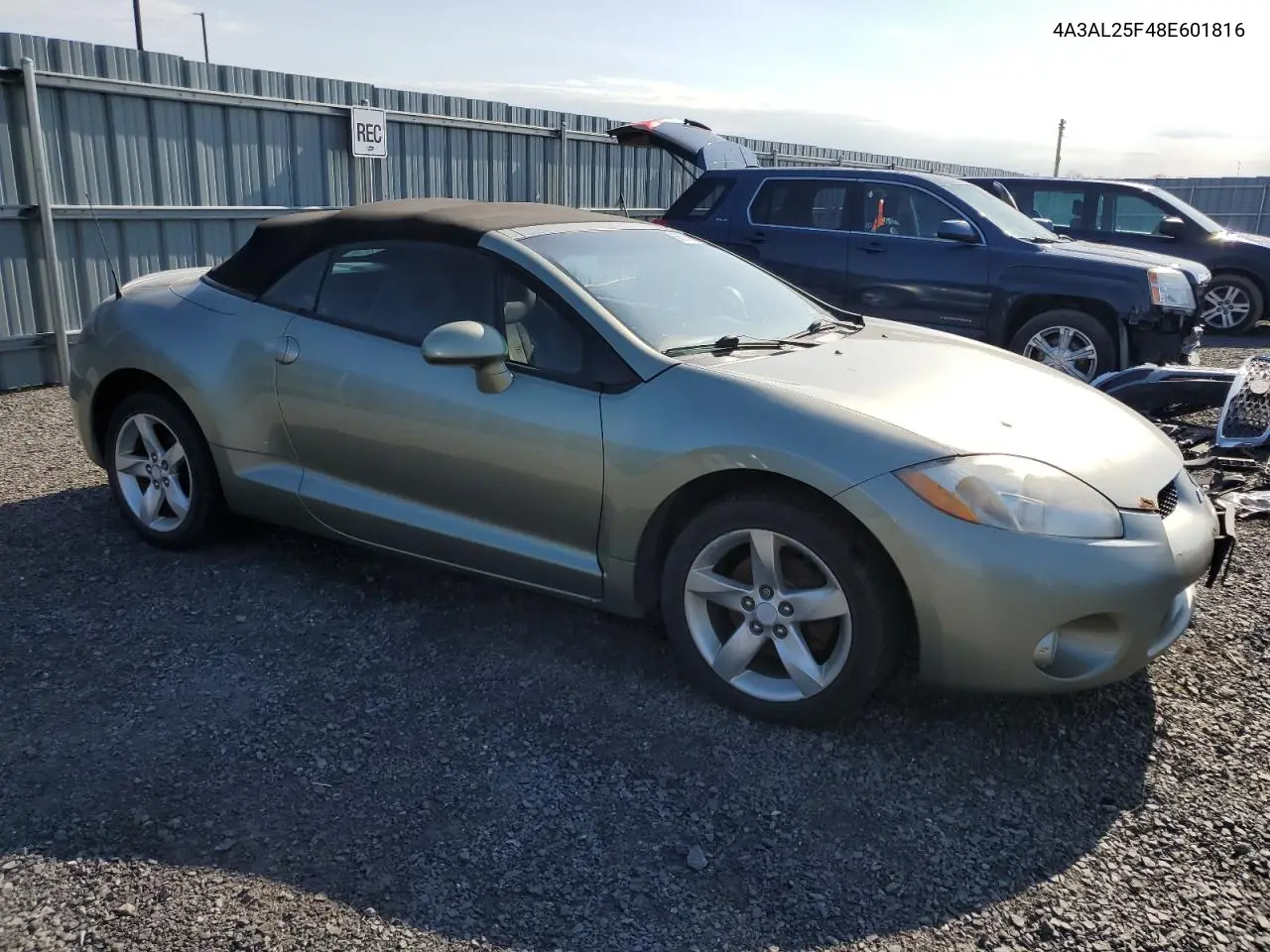 2008 Mitsubishi Eclipse Spyder Gs VIN: 4A3AL25F48E601816 Lot: 56593965