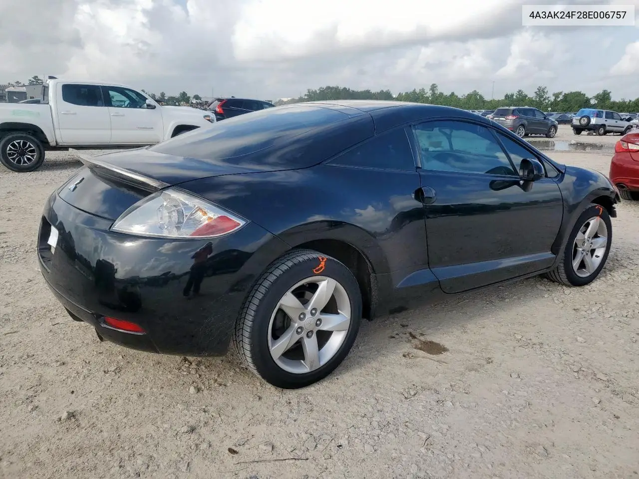 2008 Mitsubishi Eclipse Gs VIN: 4A3AK24F28E006757 Lot: 61770585