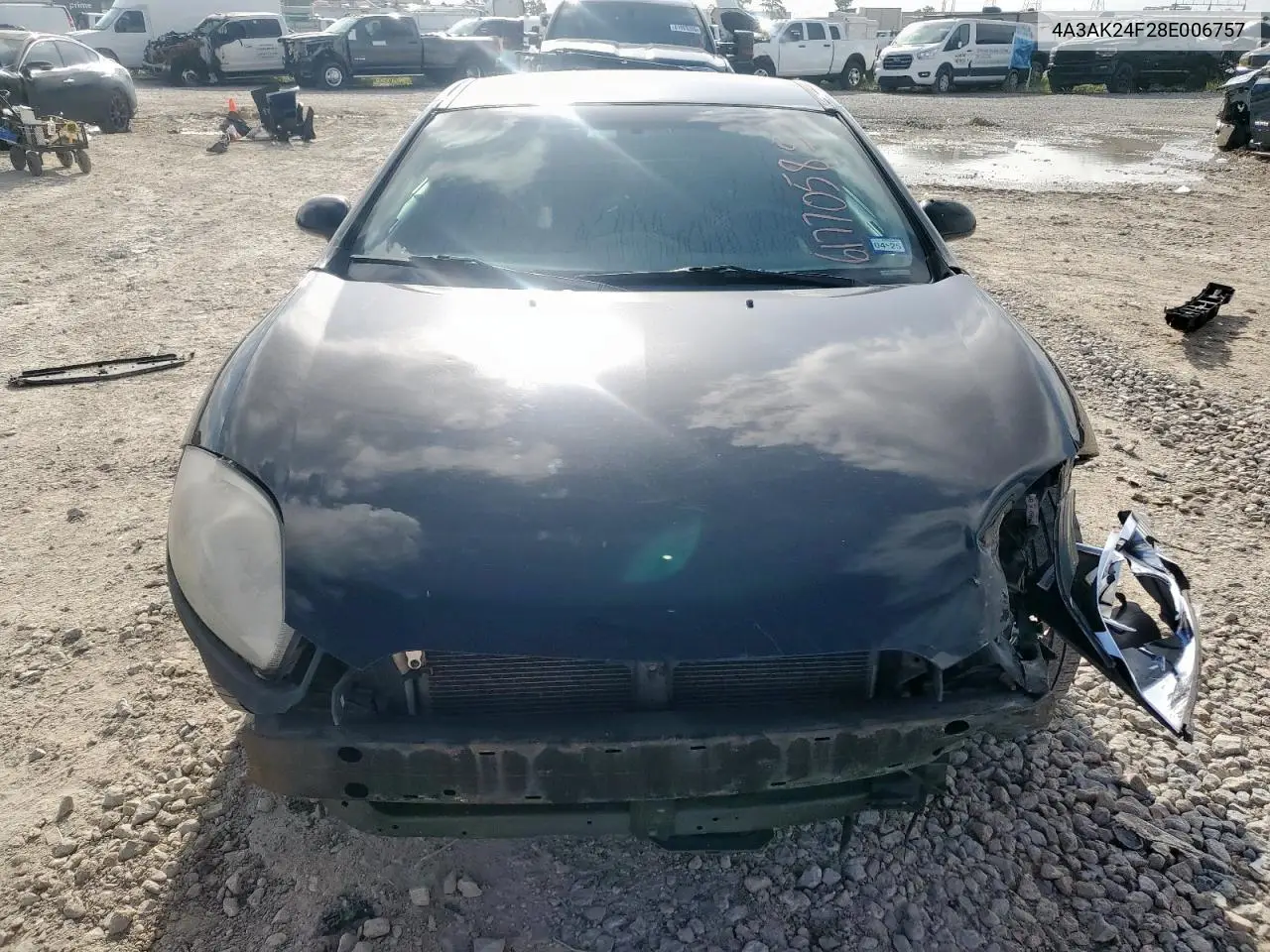 2008 Mitsubishi Eclipse Gs VIN: 4A3AK24F28E006757 Lot: 61770585